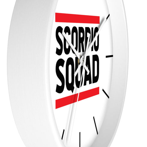 Scorpio Squad Wall clock